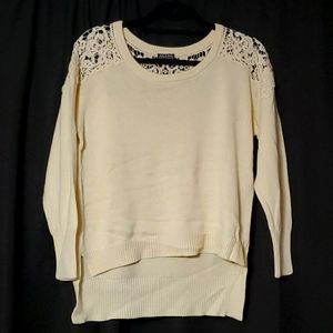 Cream knit sweater